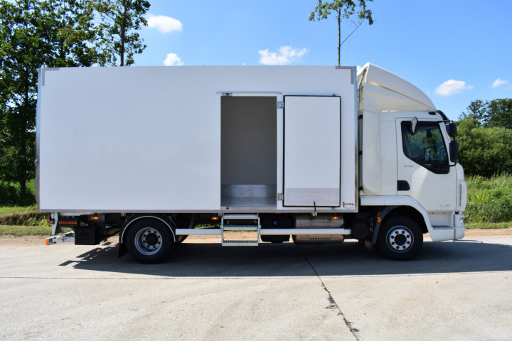 Gesloten Laadkast Laadbrug Dhollandia Daf Herentals (2)