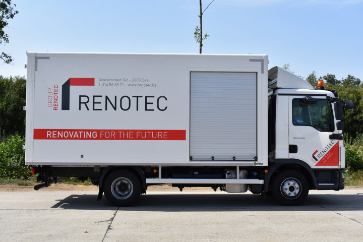 Gesloten Laadkast Rolluik Carrosserie Opbouw Man Renotec Geel (2)