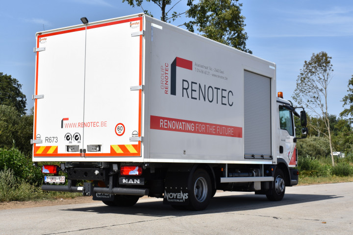 Gesloten Laadkast Rolluik Carrosserie Opbouw Man Renotec Geel (7)