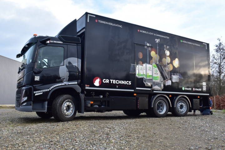 Gesloten Laadkast Schuifzeil Laadbrug Dhollandia Volvo Gr Technics Stalico (22) (middel)