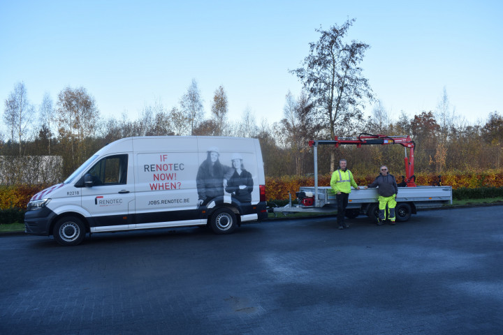 Hapert Aanhangwagen Ferrari Laadkraan Honda Groep Renotec Geel 4