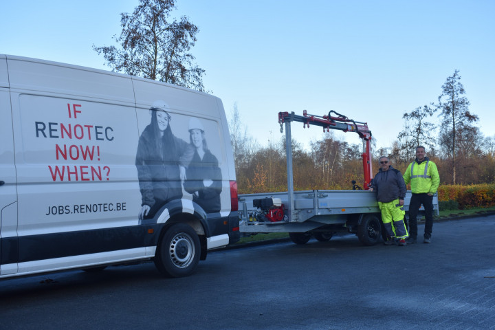 Hapert Aanhangwagen Ferrari Laadkraan Honda Groep Renotec Geel 5