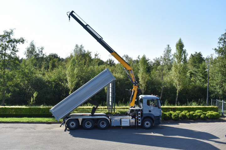 Kipper Copma Man Chapewerken Jochems Laadkraan Schaarsysteem