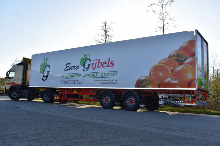 Koeloplegger Unitrans Groenten Fruit Transport Geisoleerde Opbouw Carrier Euro Gijbels Geel (13)