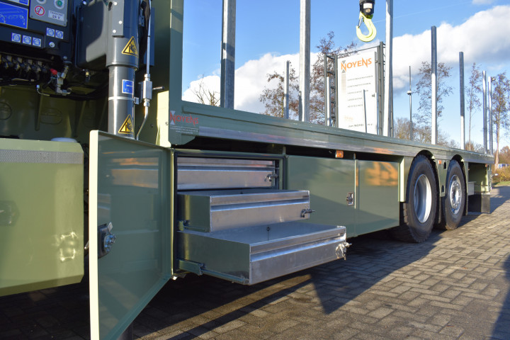 Laadkraan Copma Autolaadkraan Open Laadplateau Houttransport Volvo Morkhoven Luyten (6)