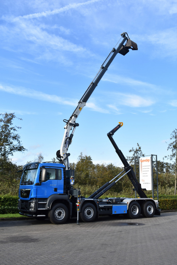 Laadkraan Copma Containerhaaksysteem Busi Group Man Dierckx Nutsleidingen Balen (4)