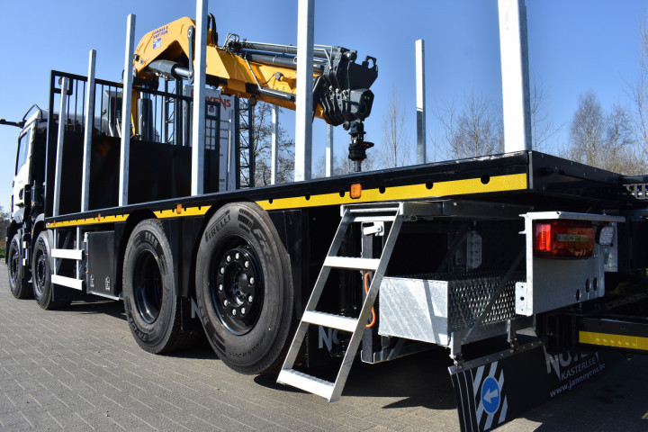 Laadkraan Houttransport Man Arendonk Uitschuifbare Laadbak (14)