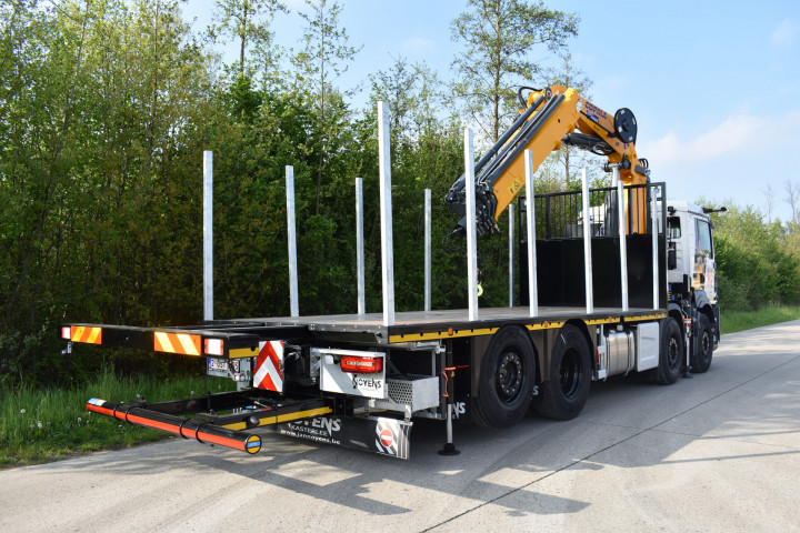 Laadkraan Houttransport Man Arendonk Uitschuifbare Laadbak (3)