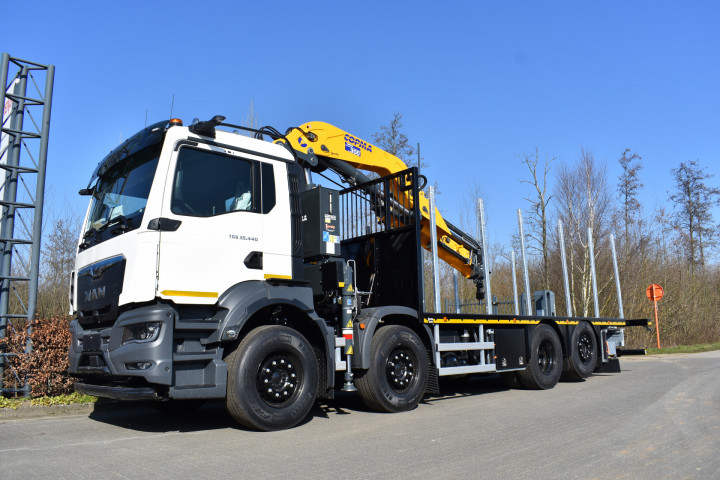 Laadkraan Houttransport Man Arendonk Uitschuifbare Laadbak (8)