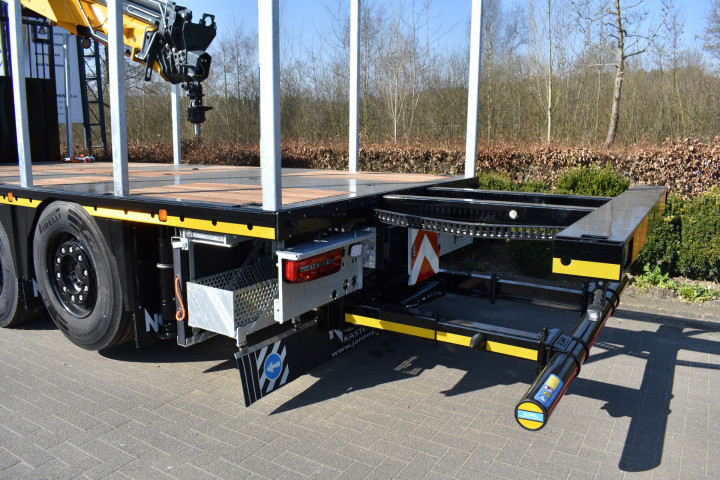 Laadkraan Houttransport Man Arendonk Uitschuifbare Laadbak (9)