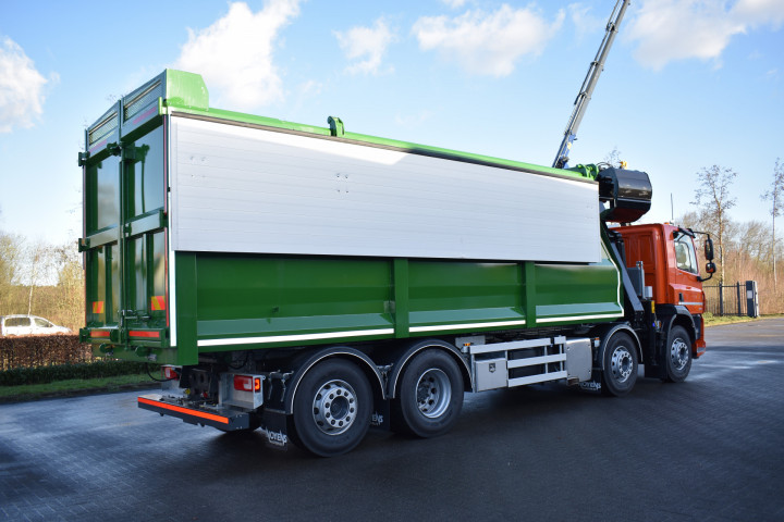 Laadkraan Marchesi Schrootkraan Boomkraan Daf Kipper Bionerga Houthalen (5)