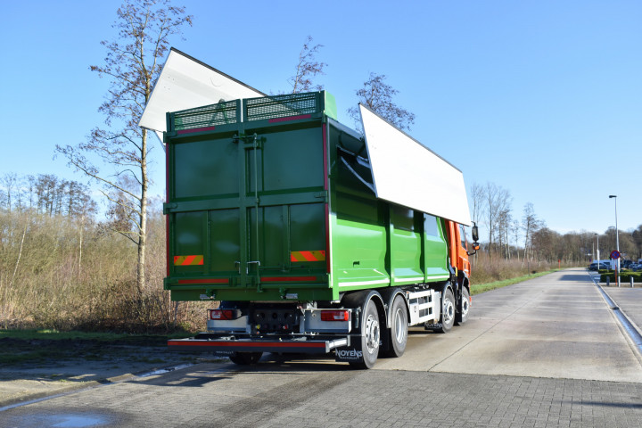 Laadkraan Marchesi Schrootkraan Boomkraan Daf Kipper Bionerga Houthalen (9)