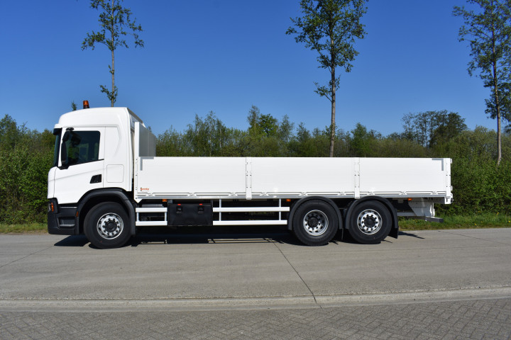 Open Laadbak Zijborden Meeneemheftruck Moffett Scania Transport Wuyts Oevel (21)