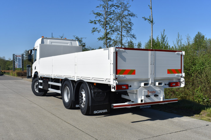 Open Laadbak Zijborden Meeneemheftruck Moffett Scania Transport Wuyts Oevel (22)