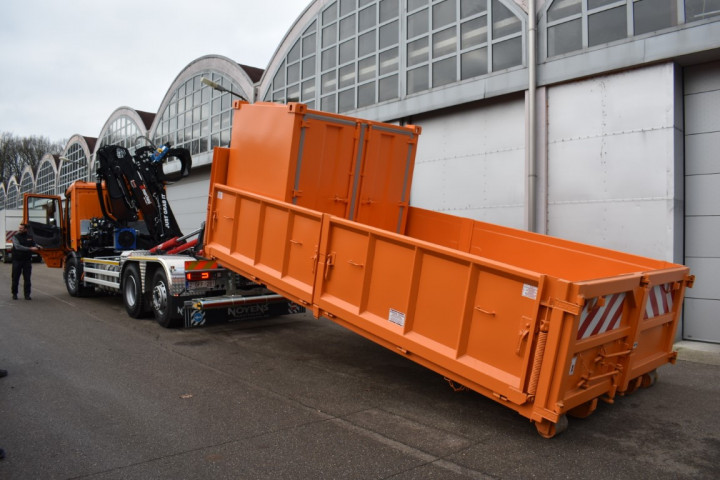 Schrootkraan Marchesi Containerhaaksysteem Busi Group Gemeente Westerlo (12)