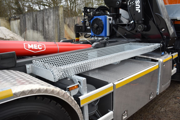 Schrootkraan Marchesi Containerhaaksysteem Busi Group Gemeente Westerlo (14)