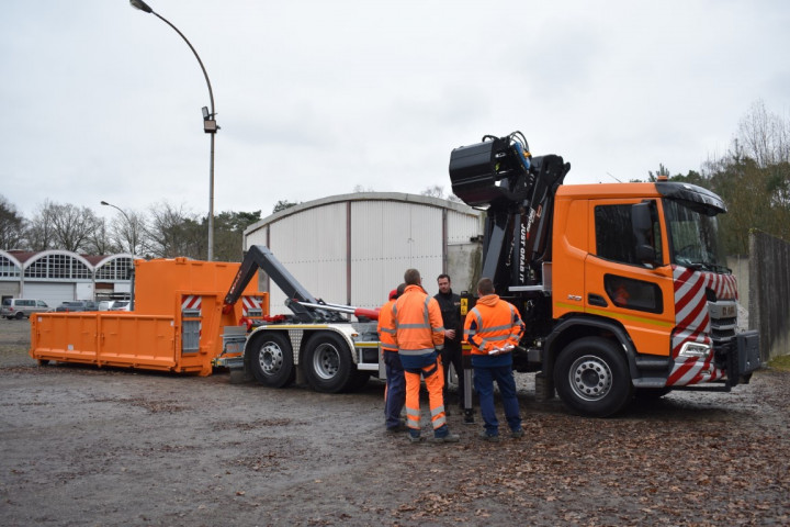 Schrootkraan Marchesi Containerhaaksysteem Busi Group Gemeente Westerlo (5)
