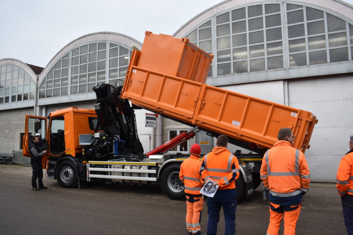 Schrootkraan Marchesi Containerhaaksysteem Busi Group Gemeente Westerlo (9)