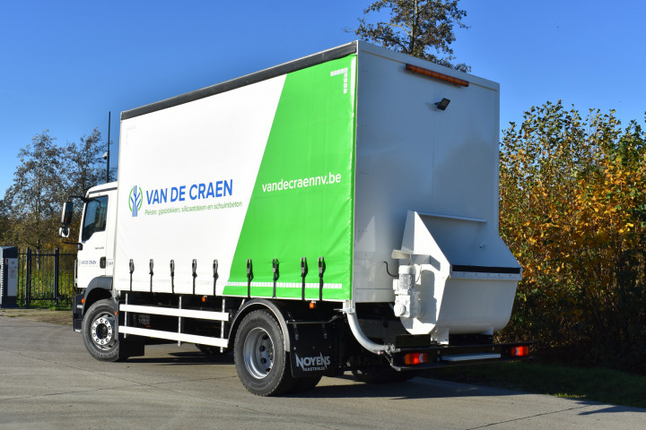 Schuifzeil Huifwagen Van De Craen B&r Bouwgroep Man Chapewagen Betonmixer (12)