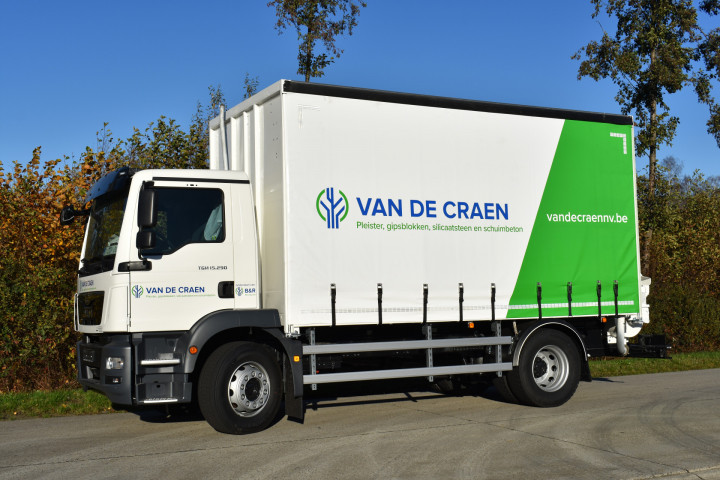 Schuifzeil Huifwagen Van De Craen B&r Bouwgroep Man Chapewagen Betonmixer (9)