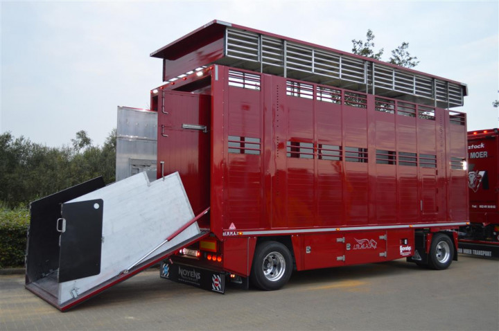 Veetransport Levend Vee Irma Aanhangwagen Livestock (3)